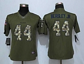 Women Limited Nike Atlanta Falcons #44 Beasley jr Green Salute To Service Jersey,baseball caps,new era cap wholesale,wholesale hats
